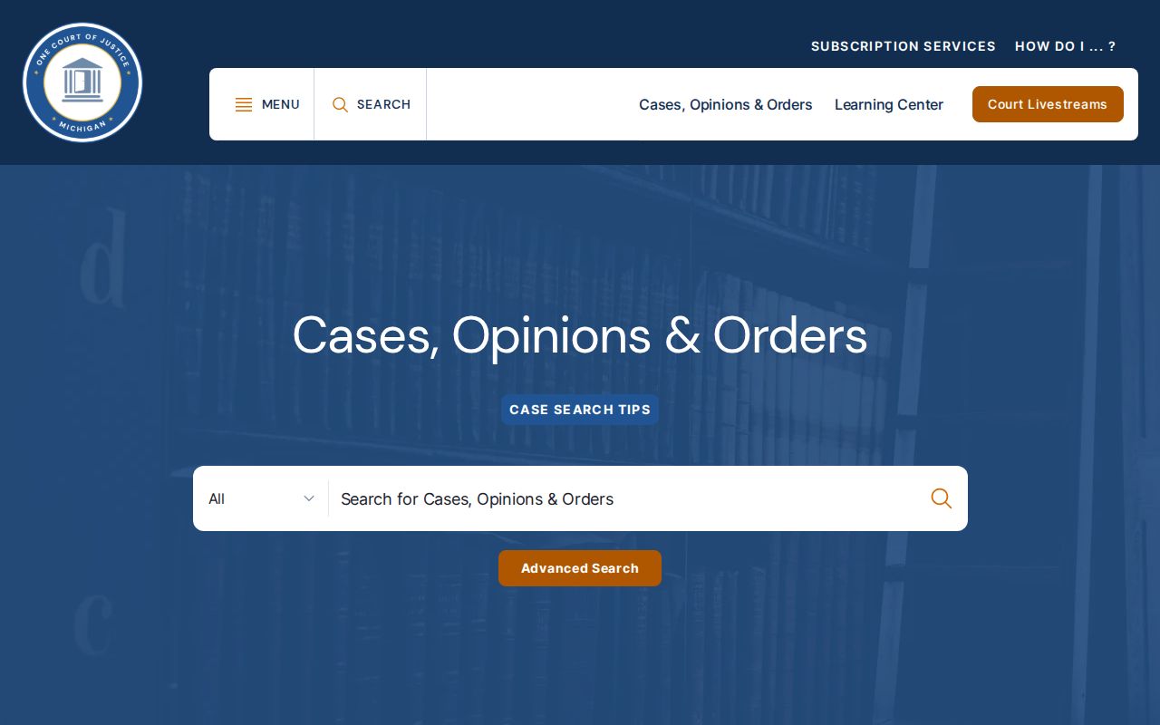Dickinson County criminal court case search routing